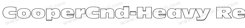 CooperCnd-Heavy Regu字体转换